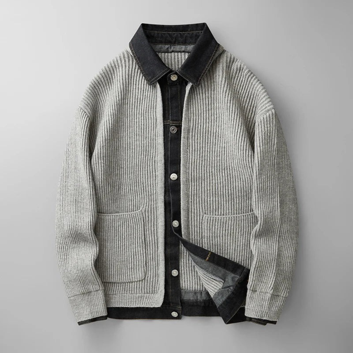 Albert | Herren Strickjacke mit Kragen