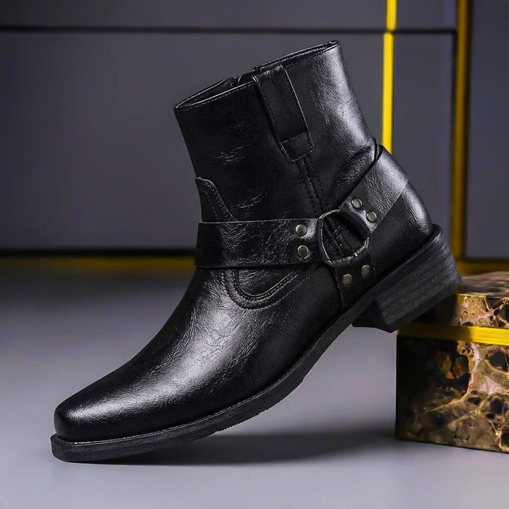 Alexander | Herren Vintage Echtleder Stiefel