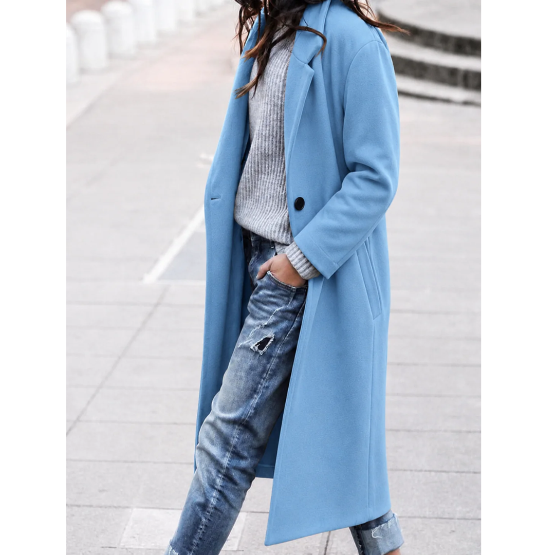 Alma | Klassischer Trenchcoat mit Knopfleiste