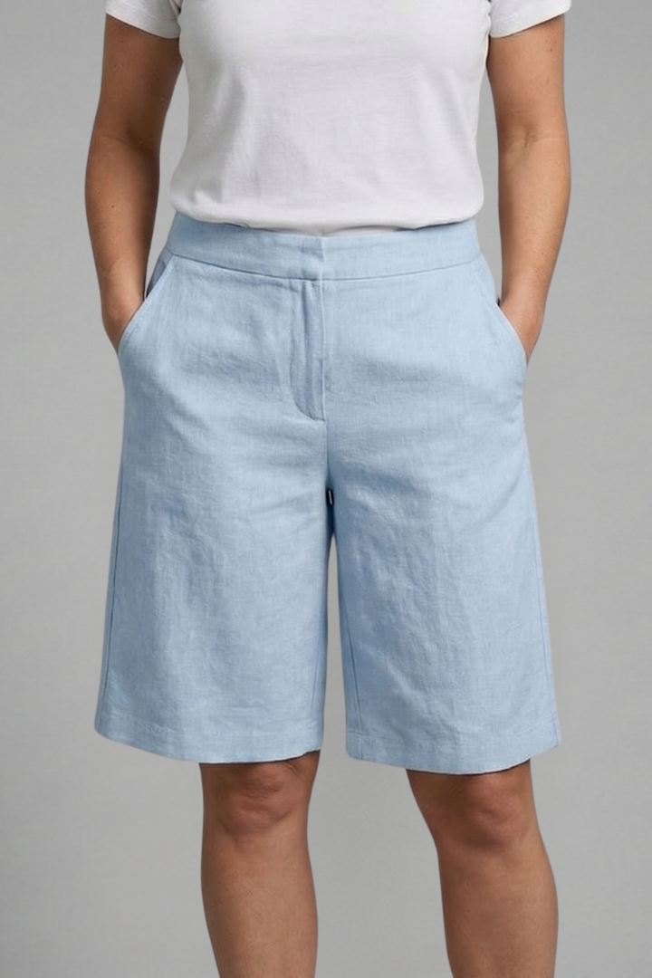 Almira | Damen Bermuda Shorts mit Seitentaschen