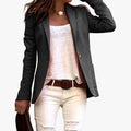 Almut | Damen Blazer mit Reverskragen und Einknopfverschluss