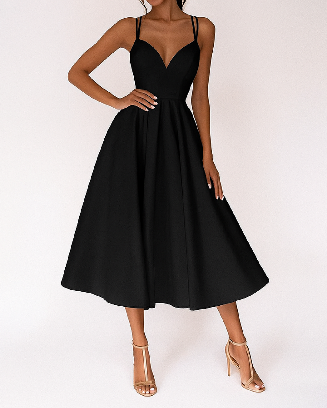 Amalia | A-Linien Midikleid für Feste