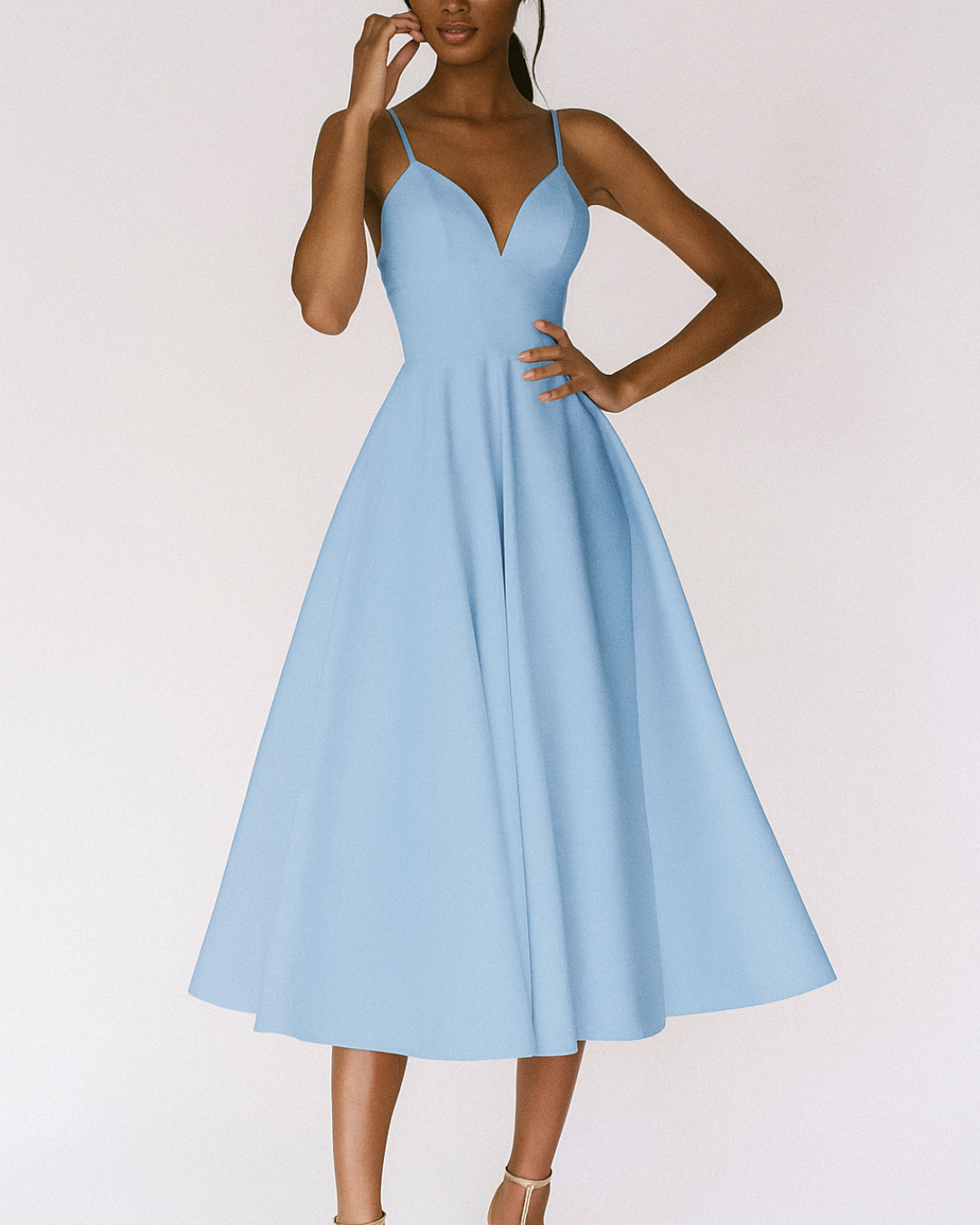 Amalia | A-Linien Midikleid für Feste