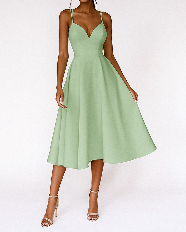 Amalia | A-Linien Midikleid für Feste