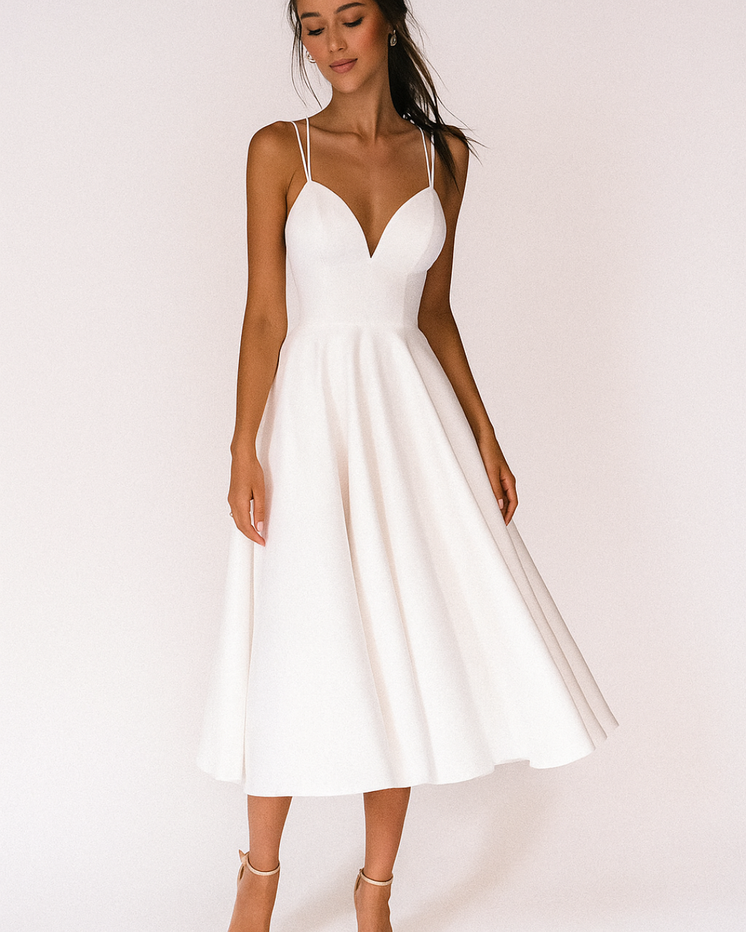 Amalia | A-Linien Midikleid für Feste