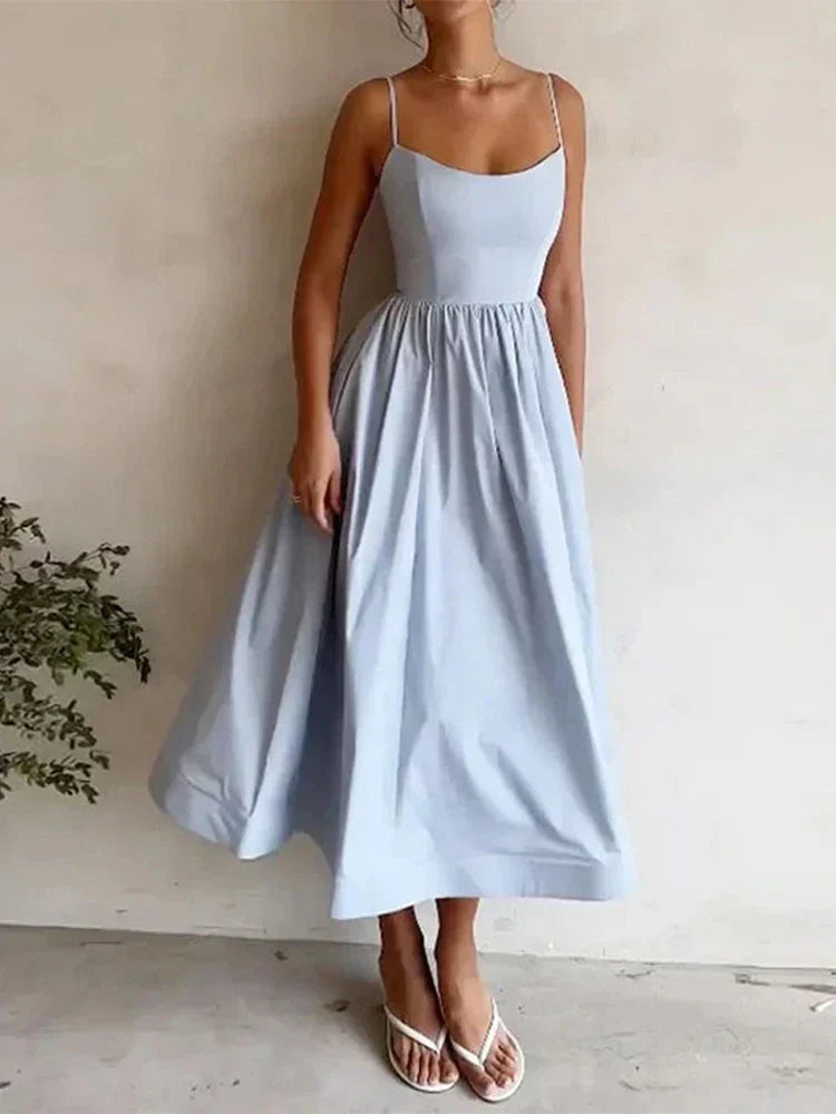 Amelie | Damen Fließendes A-Linien Kleid
