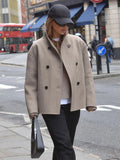 Anja | Damen Jacke mit doppelreihiger Knopfleiste und langen Ärmeln