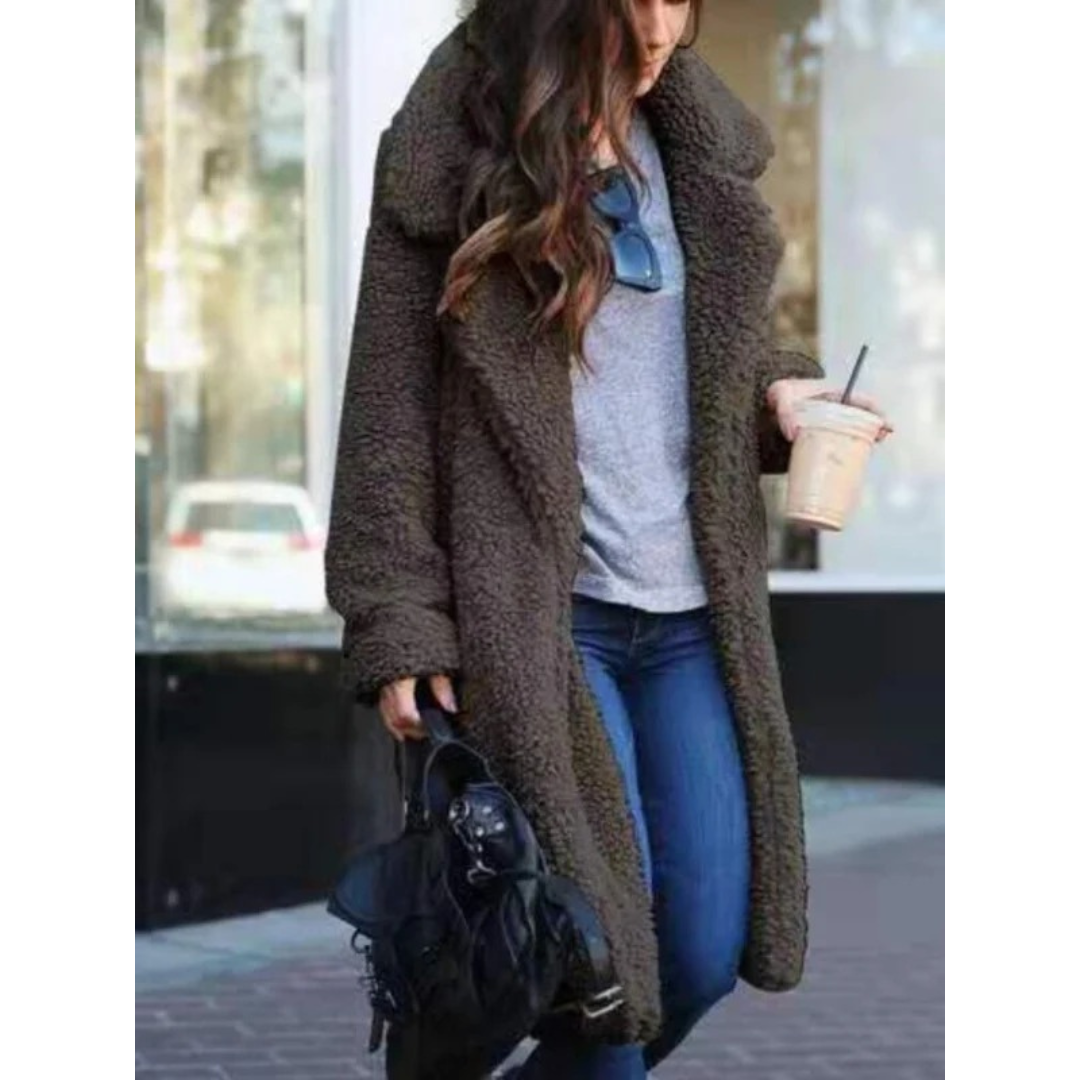 Anneliese | Warme Teddy Winterjacke