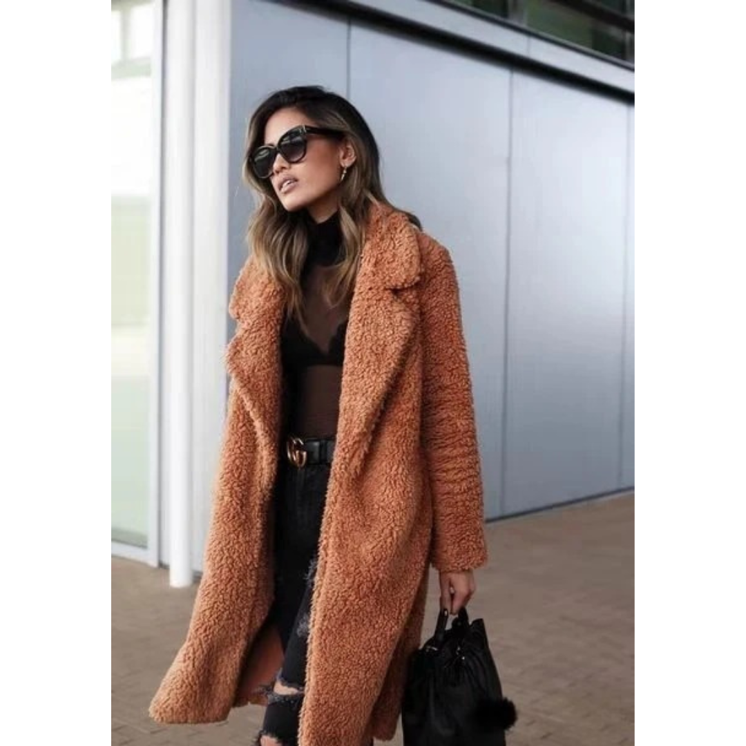 Anneliese | Warme Teddy Winterjacke