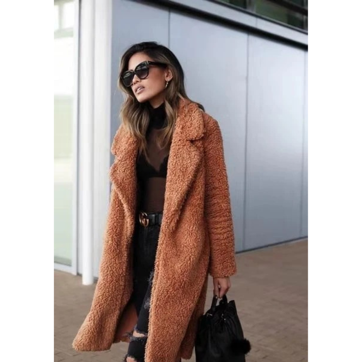 Anneliese | Warme Teddy Winterjacke
