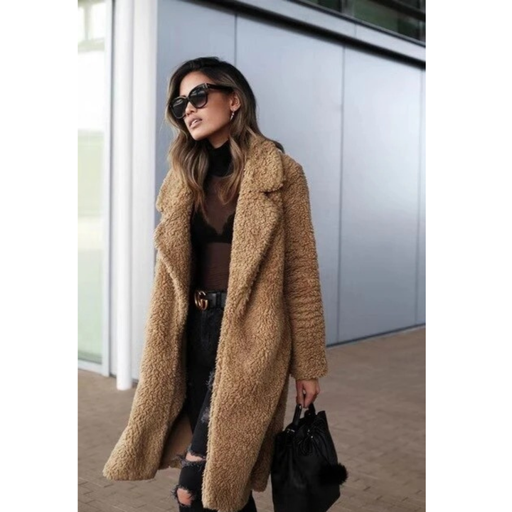 Anneliese | Warme Teddy Winterjacke