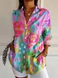 Annika | Verspielte bedruckte Bluse