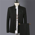 Anton | Herren Mandarin Jacke mit Stehkragen