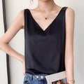 Aria | Damen Fließendes Satin Tanktop
