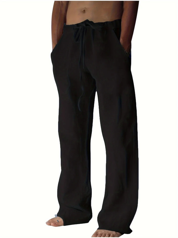 Arthur | Herren Weite Leinen Baggyhose