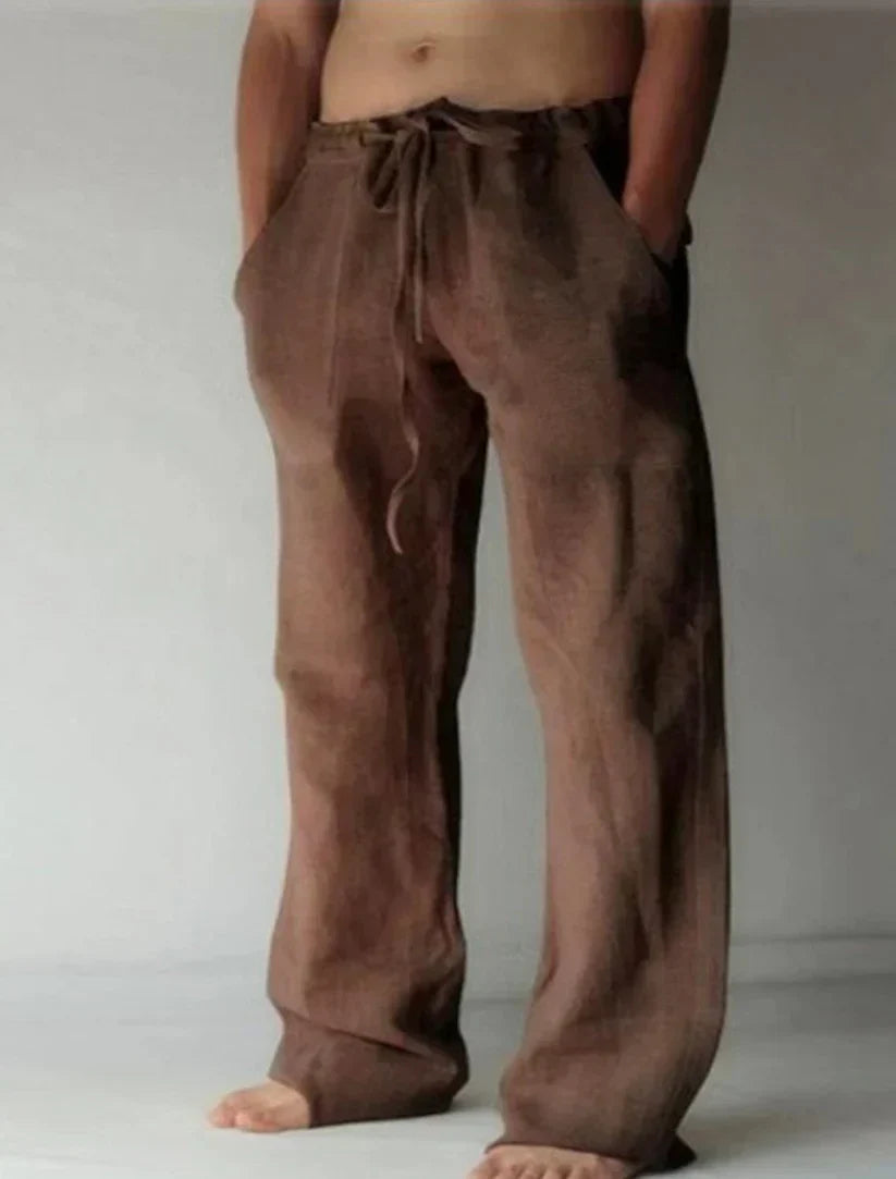 Arthur | Herren Weite Leinen Baggyhose