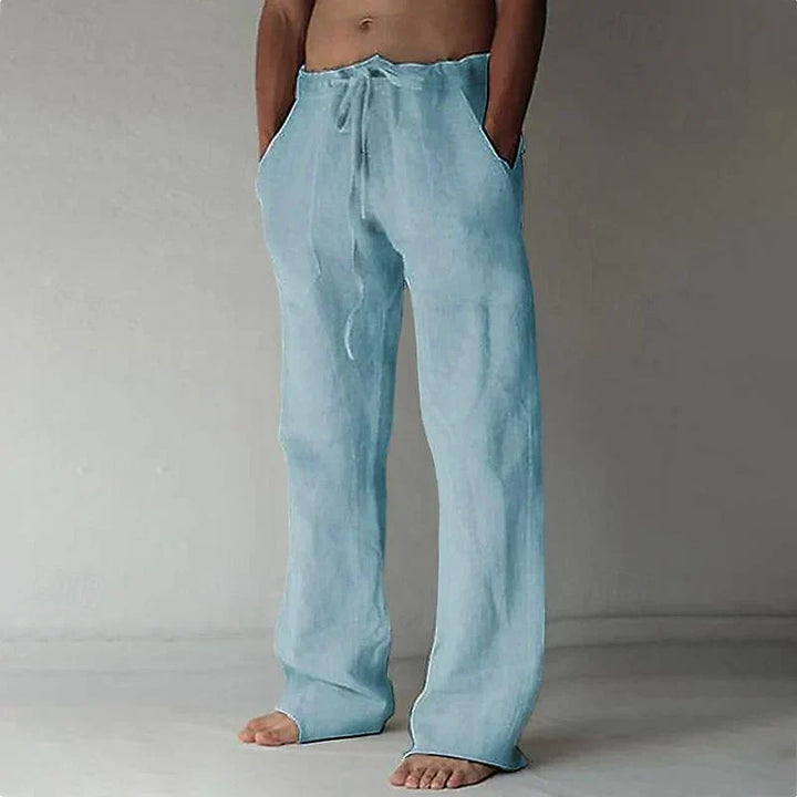 Arthur | Herren Weite Leinen Baggyhose