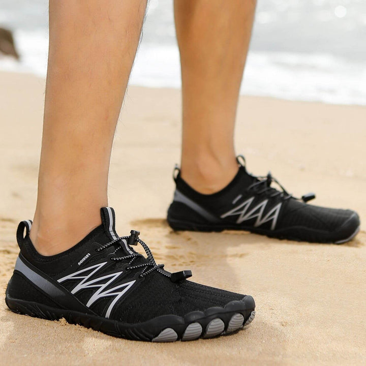 Barfußschuhe Damen mit flexibler Sohle und Schnellverschluss