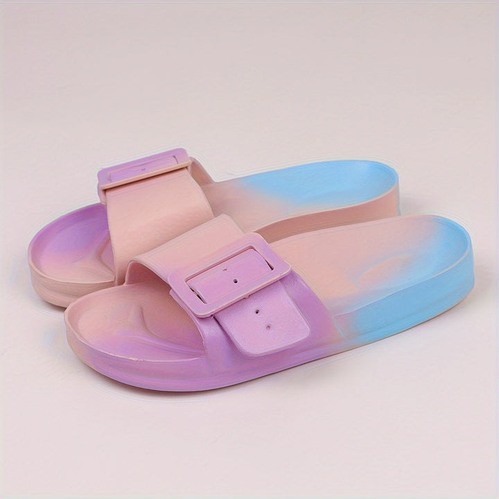 Badeschuhe Damen mit verstellbarem Band und dämpfender Sohle