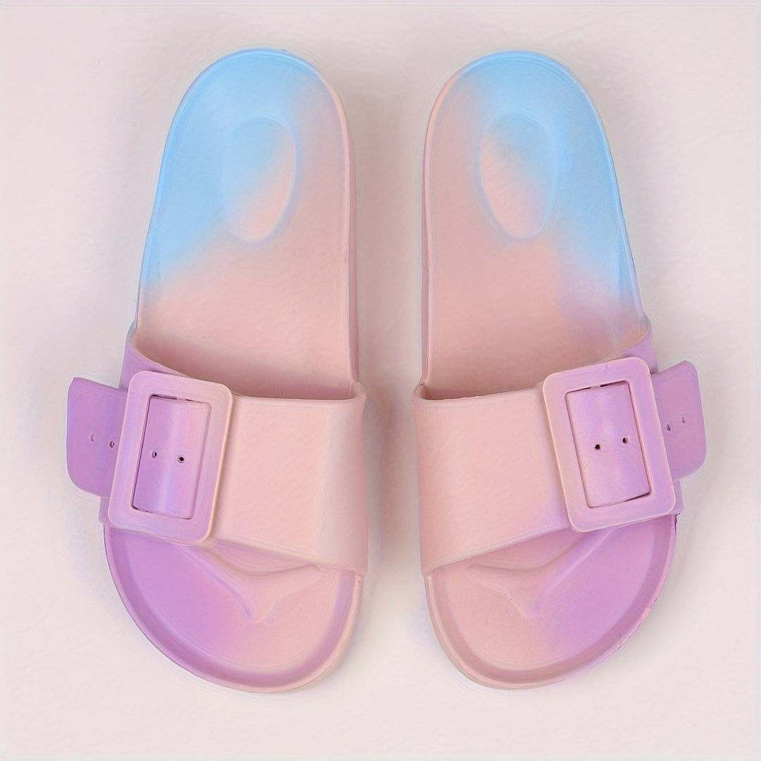 Badeschuhe Damen mit verstellbarem Band und dämpfender Sohle