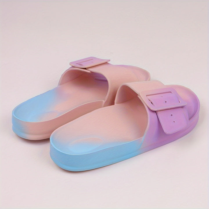 Badeschuhe Damen mit verstellbarem Band und dämpfender Sohle