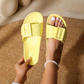 Badeschuhe Damen mit verstellbarer Schnalle und dämpfender Sohle