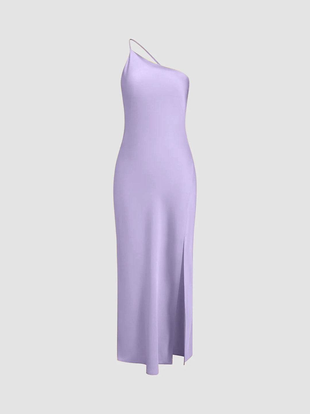 Ballkleider Damen – Maxikleid mit Rückenausschnitt und Beinschlitz