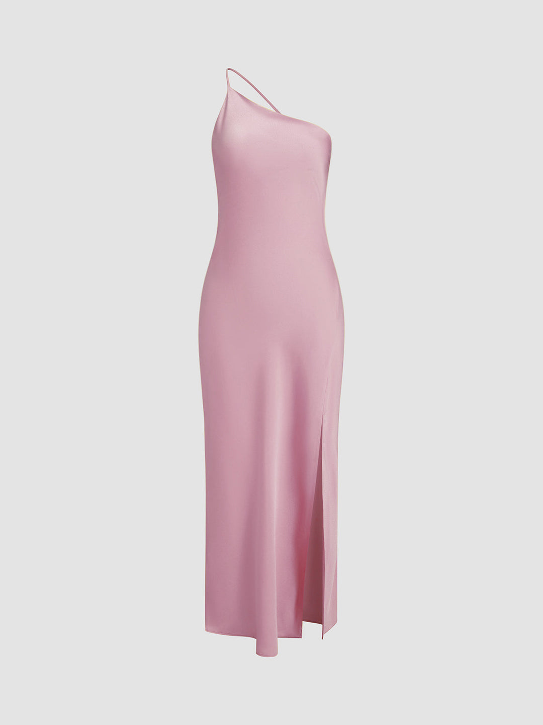 Ballkleider Damen – Maxikleid mit Rückenausschnitt und Beinschlitz