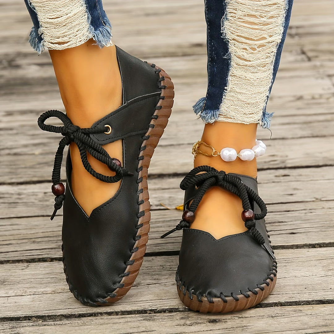 Barfußschuhe für Damen – Flache Schuhe im Retro-Look