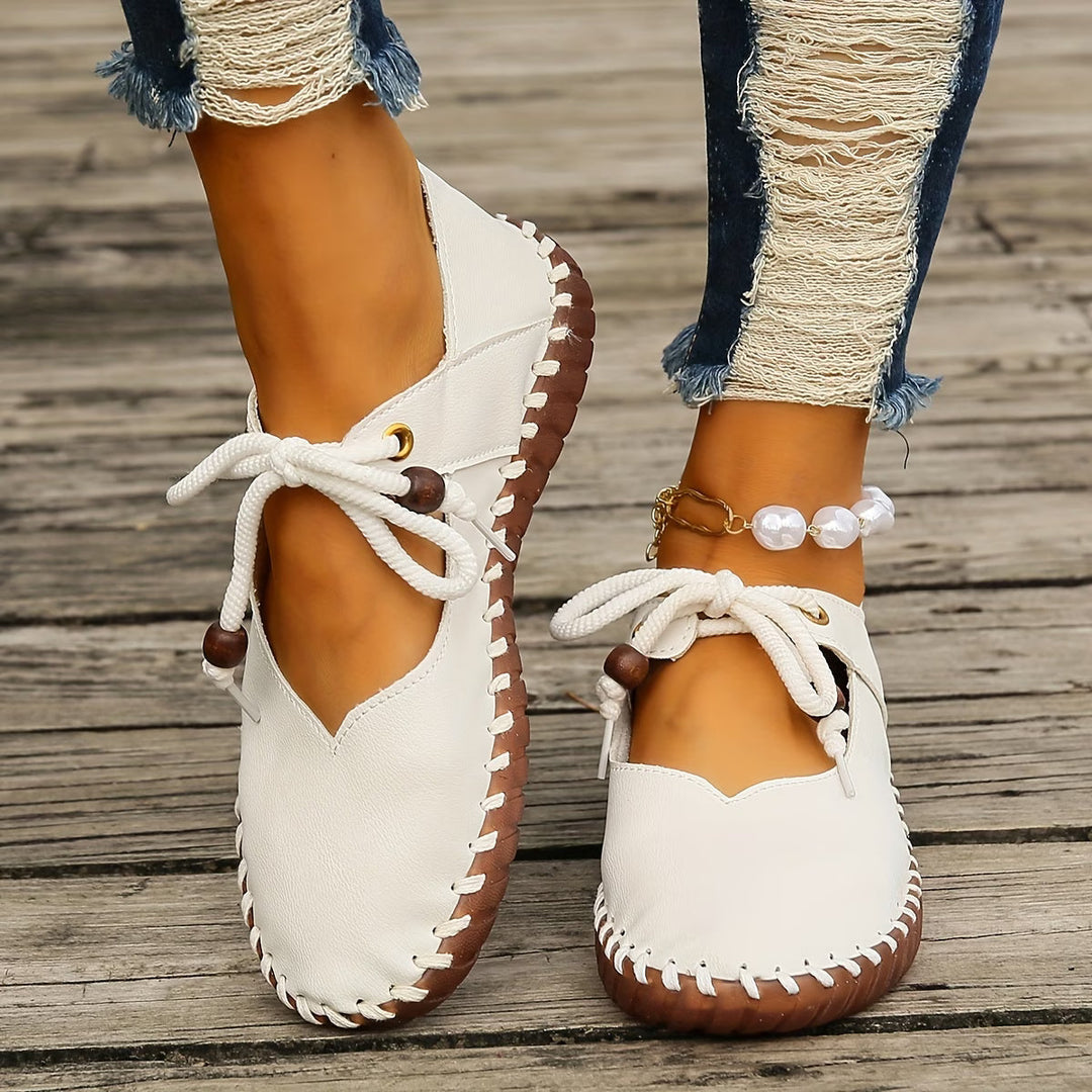 Barfußschuhe für Damen – Flache Schuhe im Retro-Look