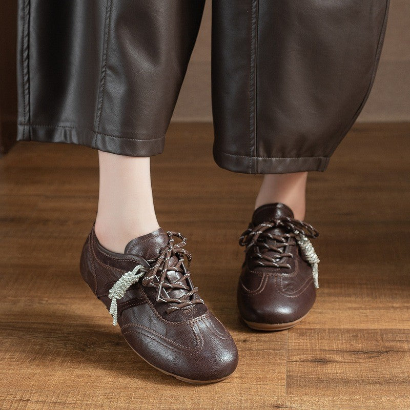Barfußschuhe für Damen – Flache Sneaker im Schlichten Design