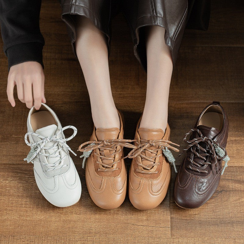 Barfußschuhe für Damen – Flache Sneaker im Schlichten Design
