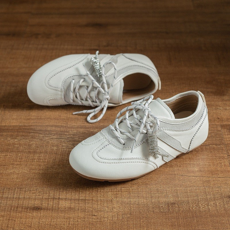 Barfußschuhe für Damen – Flache Sneaker im Schlichten Design