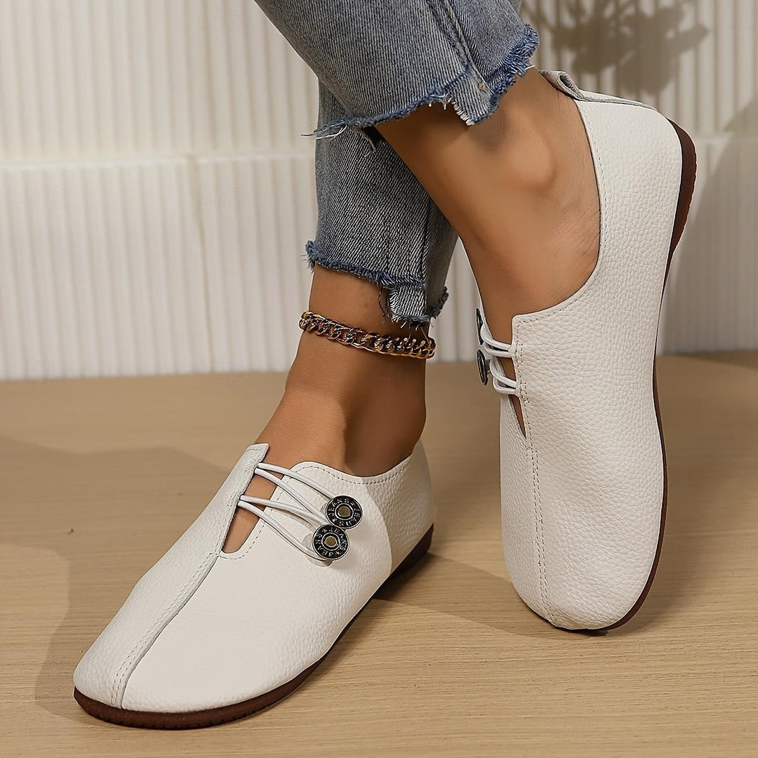 Barfußschuhe für Damen – Loafer mit Riemen
