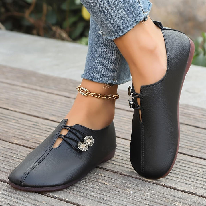 Barfußschuhe für Damen – Loafer mit Riemen