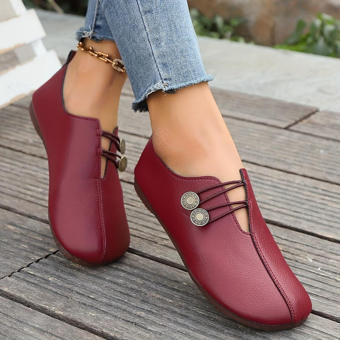 Barfußschuhe für Damen – Loafer mit Riemen