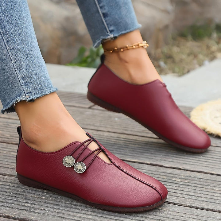 Barfußschuhe für Damen – Loafer mit Riemen