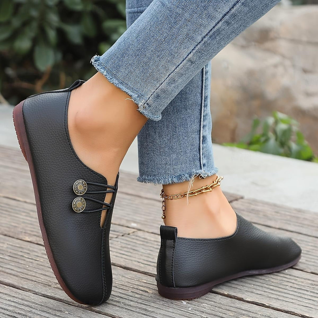 Barfußschuhe für Damen – Loafer mit Riemen