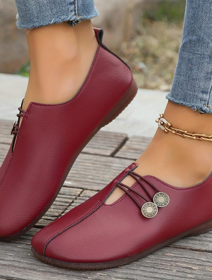 Barfußschuhe für Damen – Loafer mit Riemen