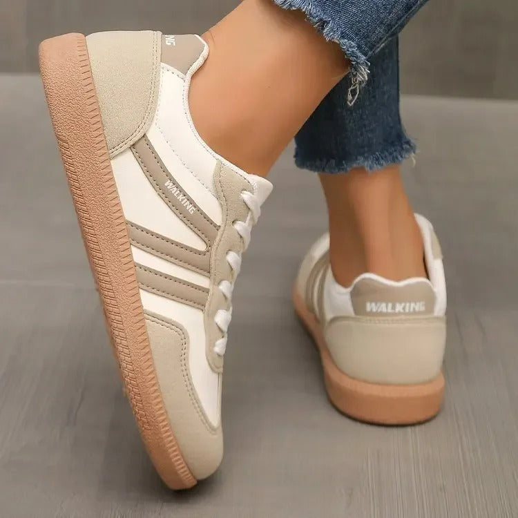 Barfußschuhe für Damen – Niedrige Sneaker zum Schnüren