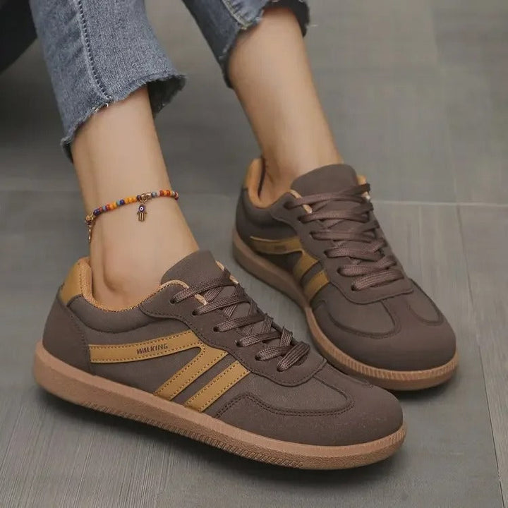 Barfußschuhe für Damen – Niedrige Sneaker zum Schnüren