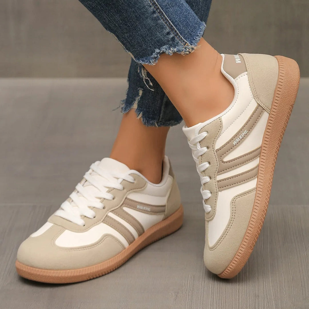 Barfußschuhe für Damen – Niedrige Sneaker zum Schnüren