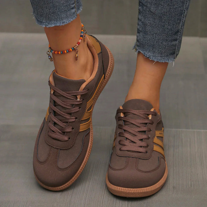 Barfußschuhe für Damen – Niedrige Sneaker zum Schnüren