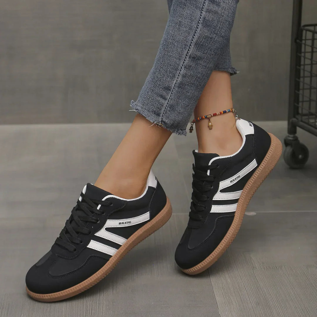Barfußschuhe für Damen – Niedrige Sneaker zum Schnüren