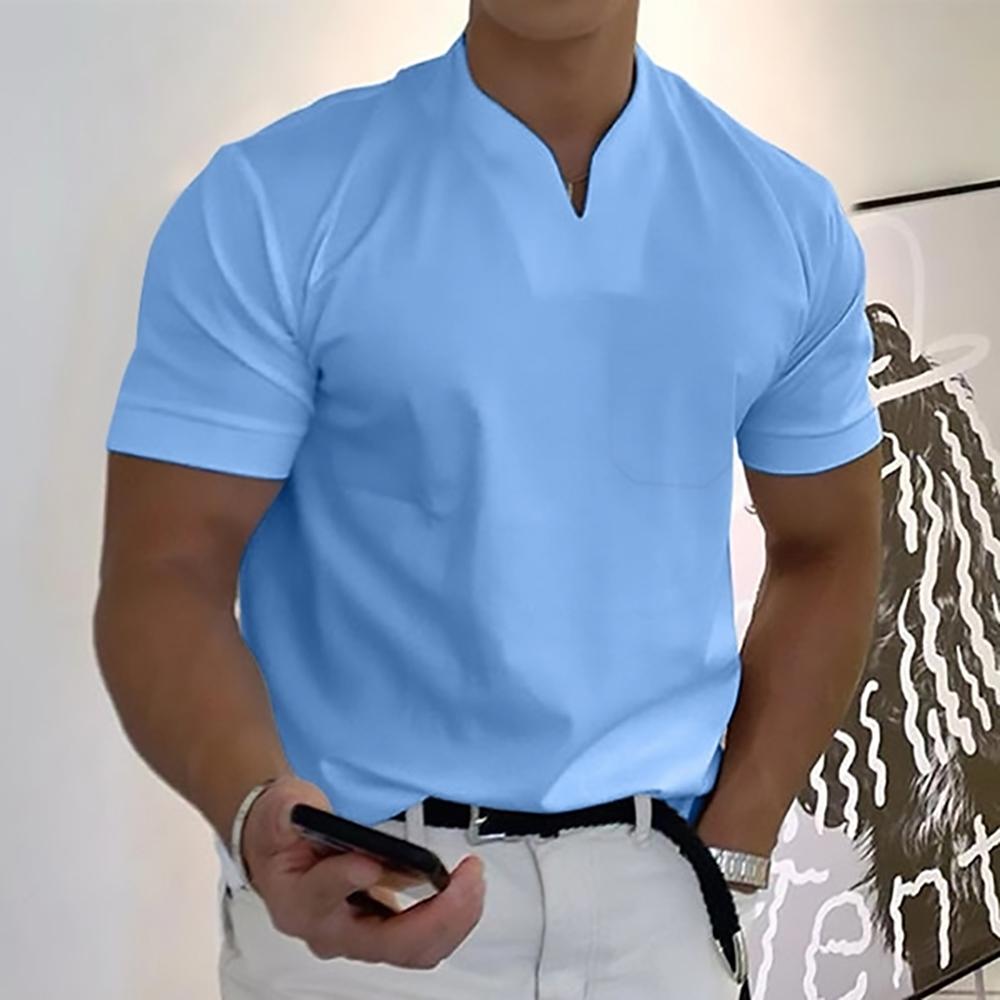 Bastian | Herren Freizeithemd mit Stehkragen