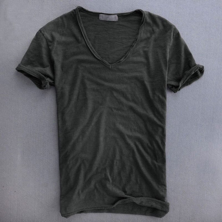 Ben | Herren Slim Fit V-Ausschnitt Basic T-Shirt