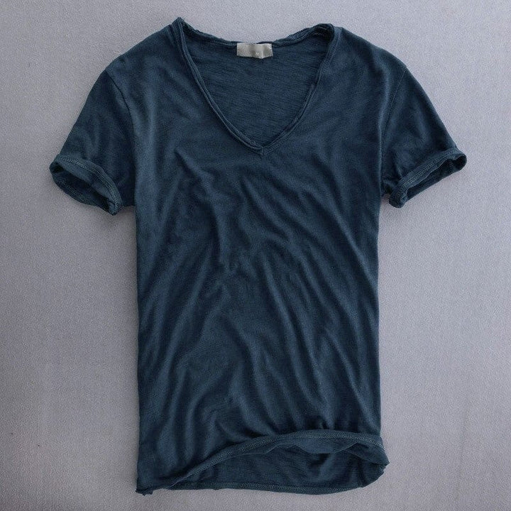 Ben | Herren Slim Fit V-Ausschnitt Basic T-Shirt