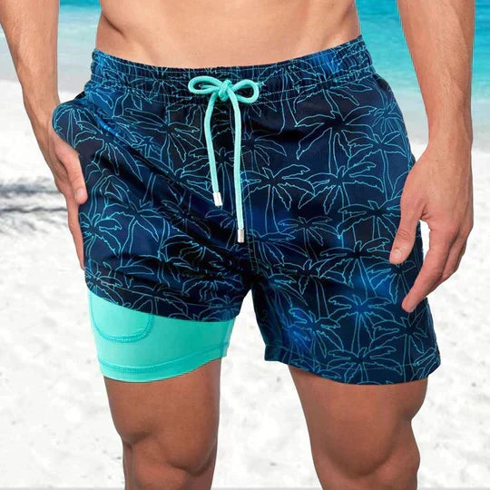 Benedikt | Herren Schnelltrocknende Badeshorts mit Innenfutter