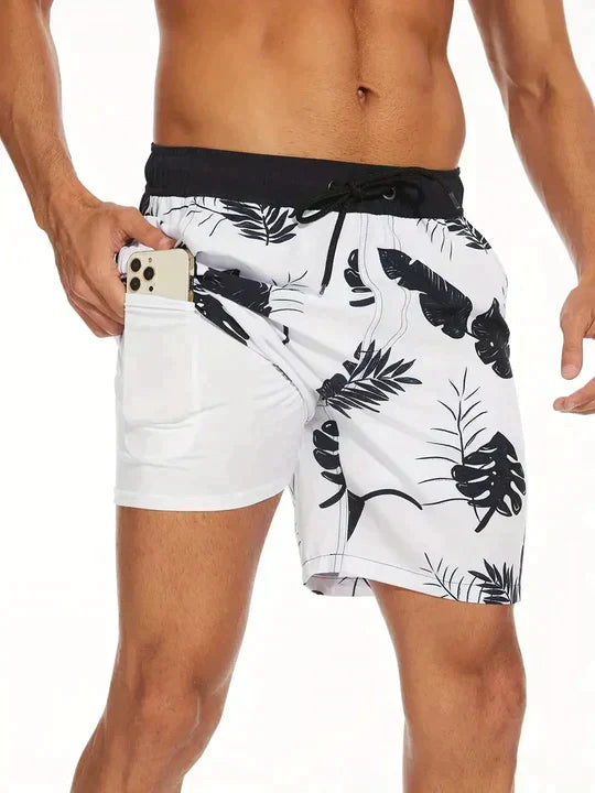 Benedikt | Herren Schnelltrocknende Badeshorts mit Innenfutter