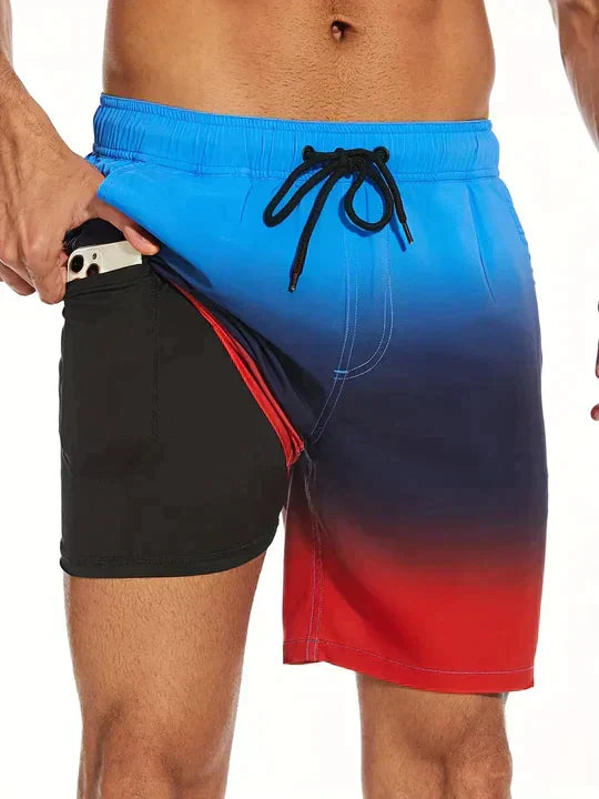 Benedikt | Herren Schnelltrocknende Badeshorts mit Innenfutter